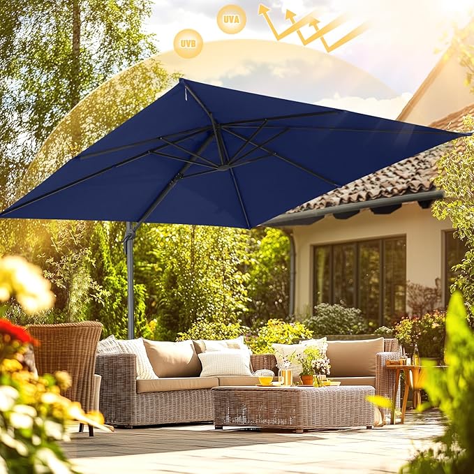 HOTEEL10x10ft Patio Umbrella Cantilever Umbrellas - Image 3