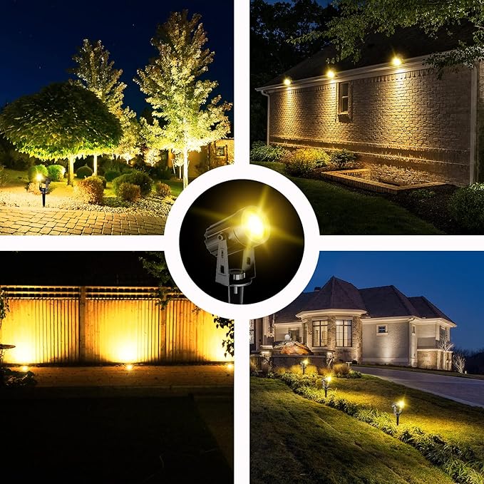 T-SUN Solar Spotlights Outdoor Waterproof, Solar Landscape Spotlights, Solar - Image 8