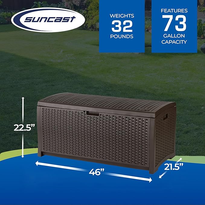 Suncast Outdoor Storage Box - Image 3