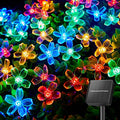 Brightown 60 LED Flower Solar String Lights Outdoor Waterproof Fairy Lights by Brightown