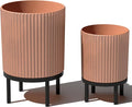 Veradek Demi Series Round Planter w/Stand by VeradekOutdoor