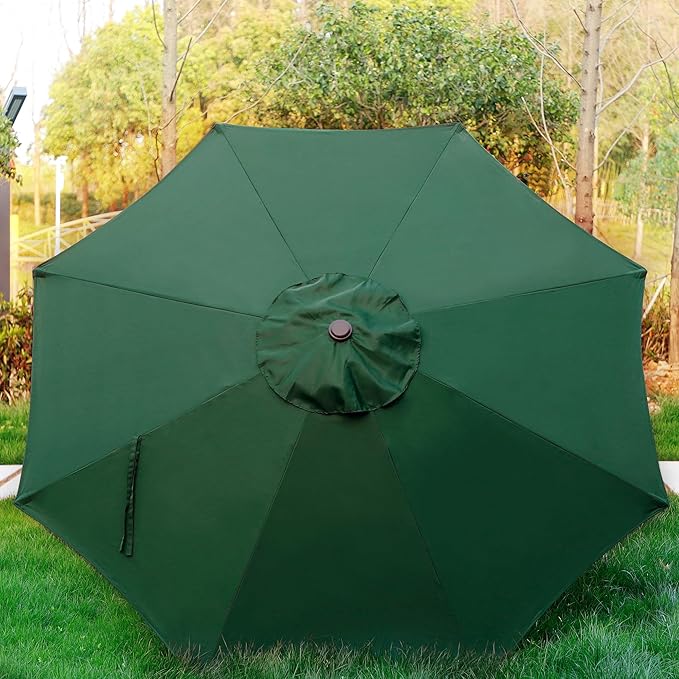 Blissun 9' Outdoor Patio Umbrella, Outdoor Table Umbrella, Yard Umbrella - Image 3