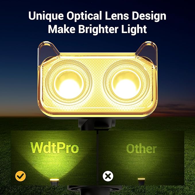 WdtPro Solar Lights Outdoor Waterproof, Solar Spot Lights Outdoor - Image 2
