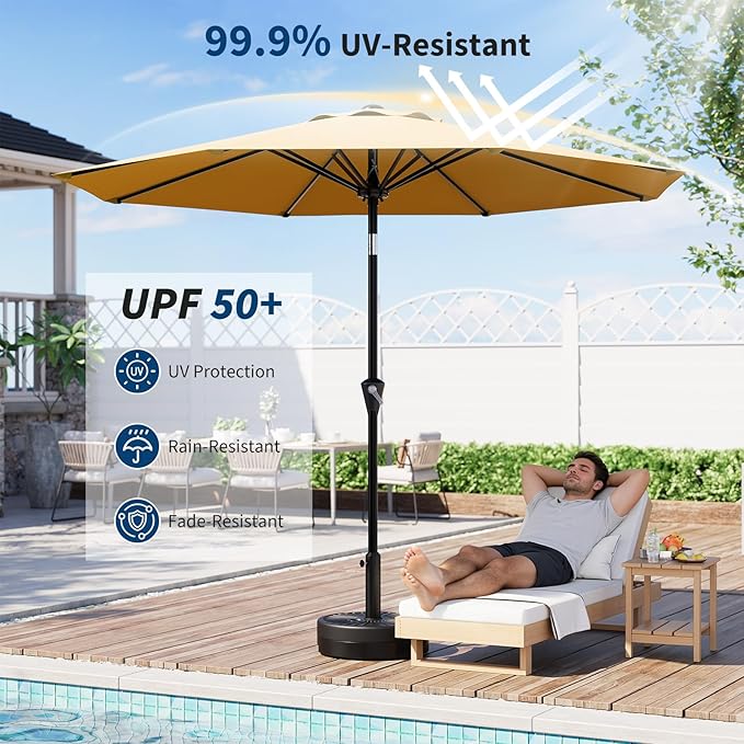 Garvee 9FT Patio Umbrella - Image 5