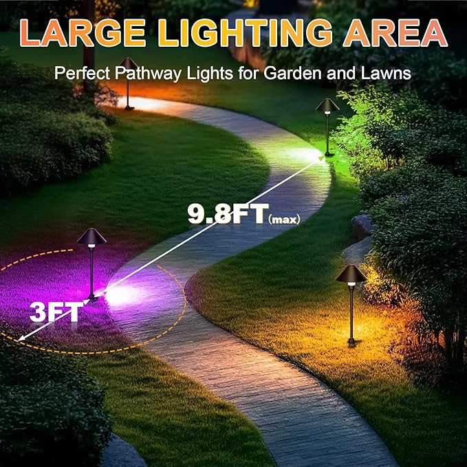 6 Pack Low Voltage Pathway Lights - Image 5
