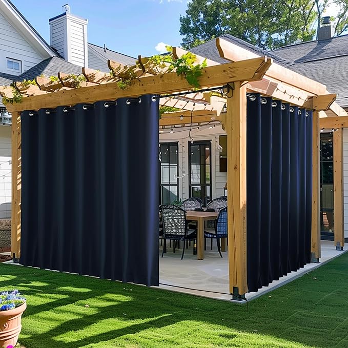 NICETOWN 2 Panels Outdoor Curtains by NICETOWN