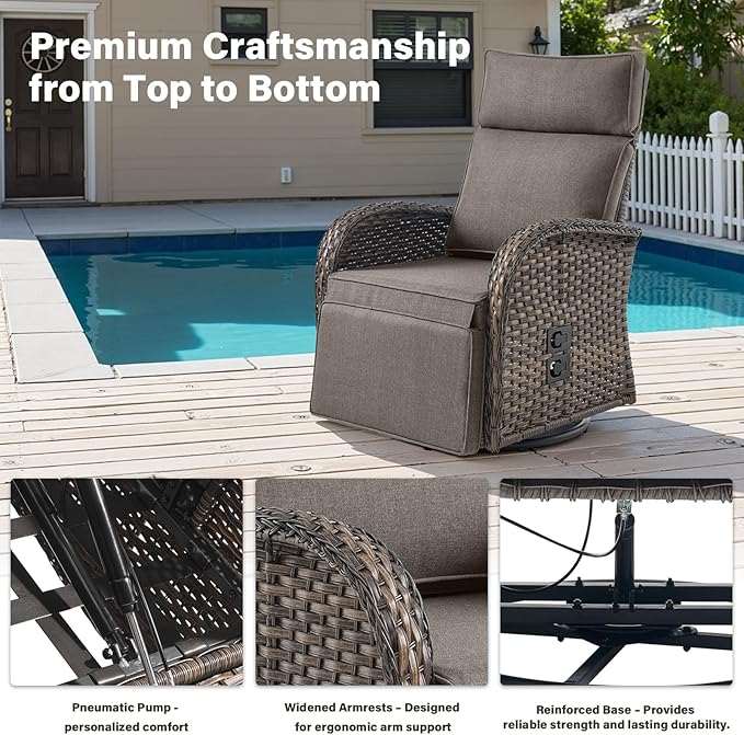 5 Piece Patio Furniture Set - Image 5