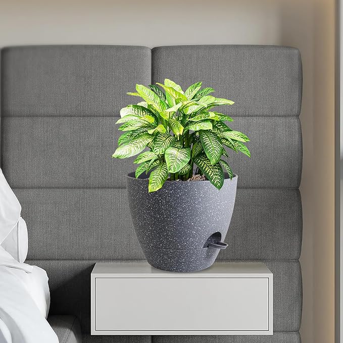 12 inch Large Self Watering Pots, Plant Pots - Image 7
