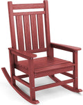 SEWALL HDPE Rocking Chair, Oversized Outdoor Rocking Chair by SERWALL