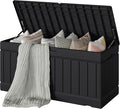 Devoko 78 Gallon Deck Box, Waterproof Resin Outdoor Storage Box by DEVOKO