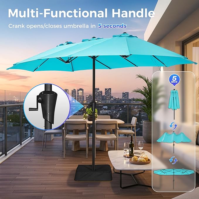 SUPERJARE 13FT Outdoor Umbrella - Image 5