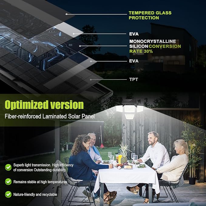 3000LM Solar Lights Outdoor - Image 5