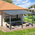 AECOJOY 14' x 10' Outdoor Hardtop Gazebo Pergola by AECOJOY