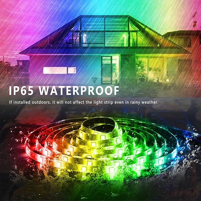 Outdoor Led Strip Lights Waterproof 98ft, Ip65 Outside Led Light Strip - Image 4