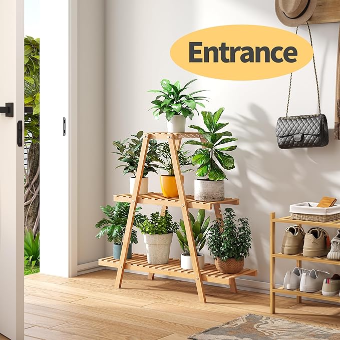 Bamboo Plant Stand - Image 6