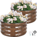 G GOOD GAIN Round Raised Garden Bed by GGOODGAIN