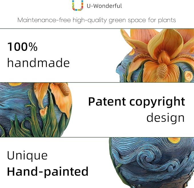 Flower Starry Sky Plant Pots - Image 4