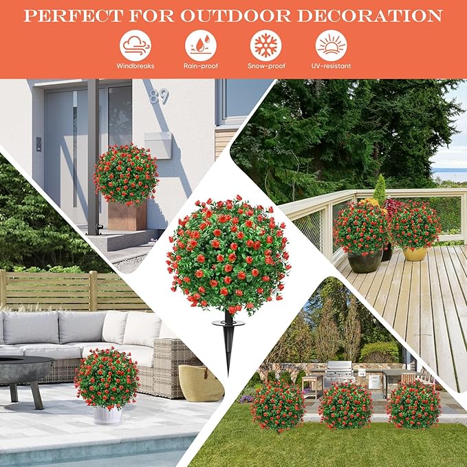 Artificial Topiary Bushes for Outdoors - Image 5