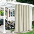 RYB HOME Outdoor Patio Curtains, Rustproof Grommet Window Covering Harsh by RYBHOME