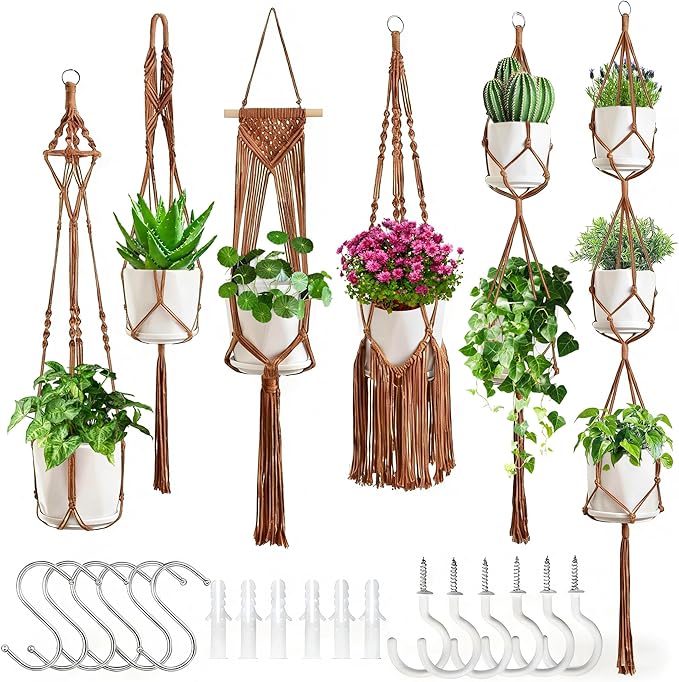 Macrame Plant Hangers by TAOZIM