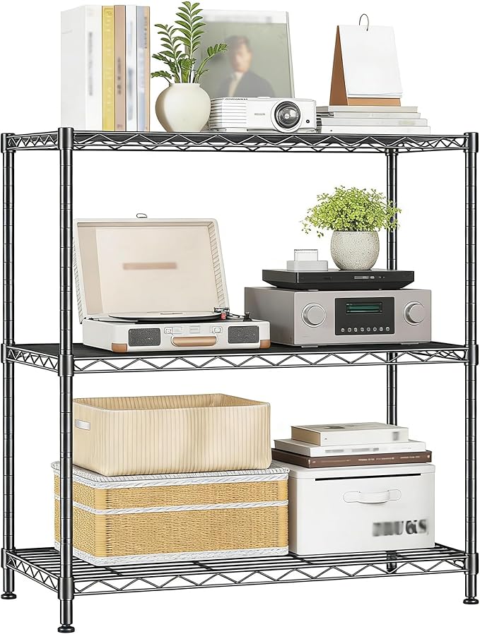 Xcity Storage Shelves, 3 Tier Heavy Duty Metal Shelving Unit by Unknown