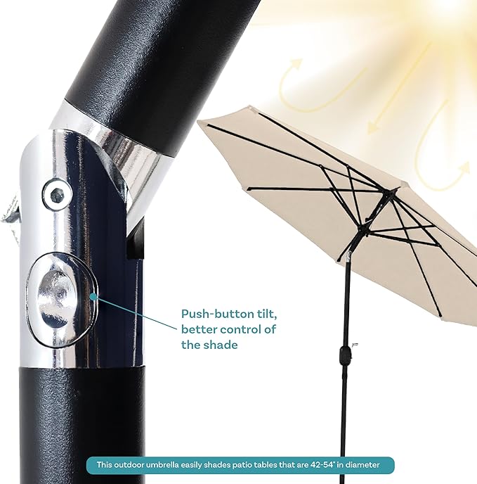 Sunnydaze Outdoor Patio Umbrella - Image 3