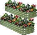 1MORE Raised Garden Bed -8X2X1 Galvanized Planter Box by 1MORE