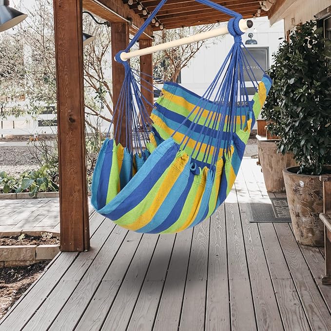 Highwild Hammock Chair Hanging Rope Swing - Image 8