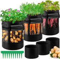 3 Pack 15 Gallon 360° Visibility Potato Grow Bags by WelcometoUJG%EF%BC%81