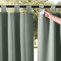 NICETOWN 2 Panels Outdoor Sage Green Curtainss Waterproof by NICETOWN