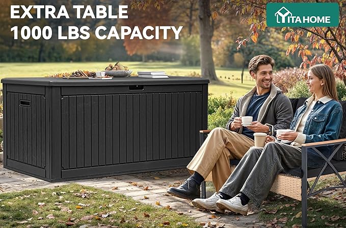 YITAHOME 260 Gallon Large Deck Box - Image 7