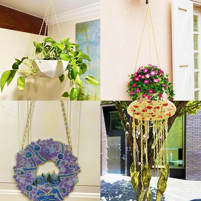 RIFNY Gold Chain for Hanging Plants, 20 Inch Small Plant Chains for Hanging - Image 4