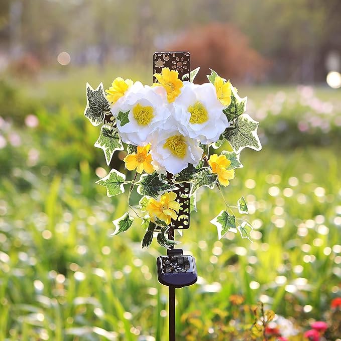 Starryfill Solar Memorial Cross Lights - Image 2
