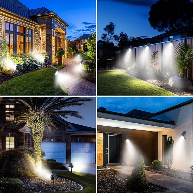 nipify 2 Pack Solar Spot Lights Outdoor Waterproof - Image 7