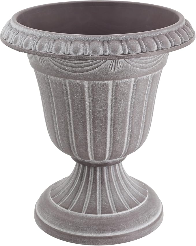 Arcadia Garden Products PL00CW Classic Traditional Plastic Urn Planter - Image 2
