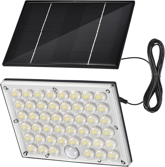 184 LED Solar Lights Outdoor, Waterproof Solar Motion Sensor Flood Lights by Unknown