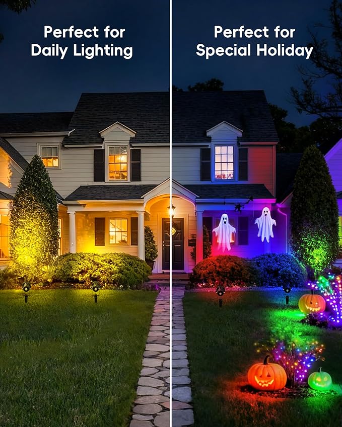 CORESLUX Christmas Smart Spot Lights Outdoor, Color Changing Warm White - Image 2