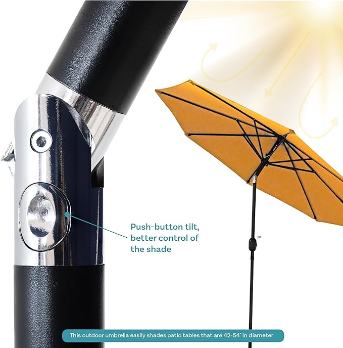 Sunnydaze Outdoor Patio Umbrella - Image 4