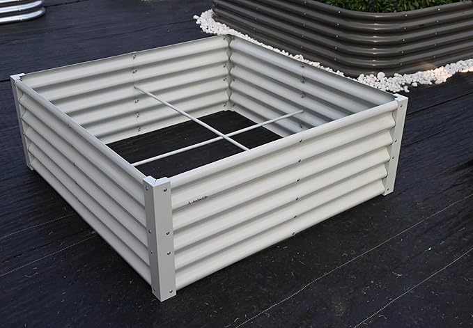 A ANLEOLIFE Set of 12 18 Inch Tall Raised Garden Beds Kit, Square & Rectangular - Image 6