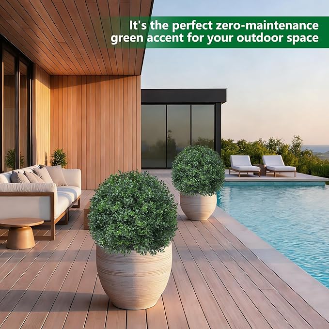 Artificial Boxwood Topiary Trees - Image 7