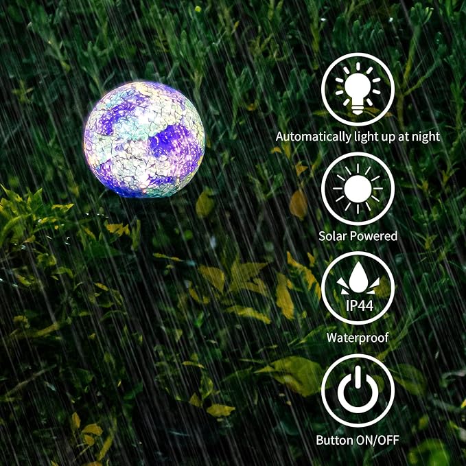 VCUTEKA Solar Lights Outdoor Decorative - Image 4