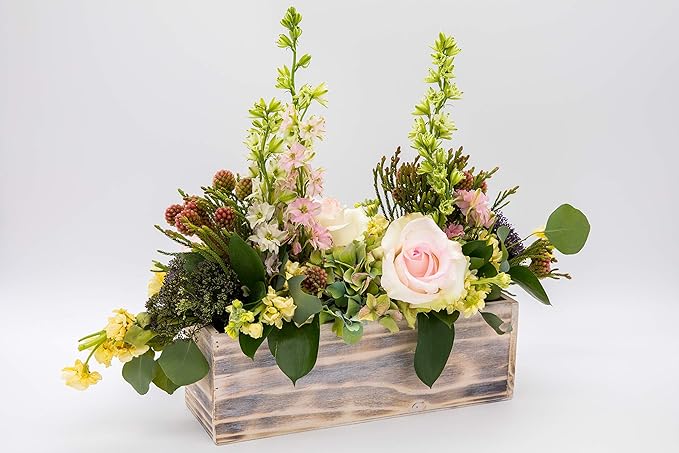 Wooden Planter Box, Table Centerpiece - Image 6