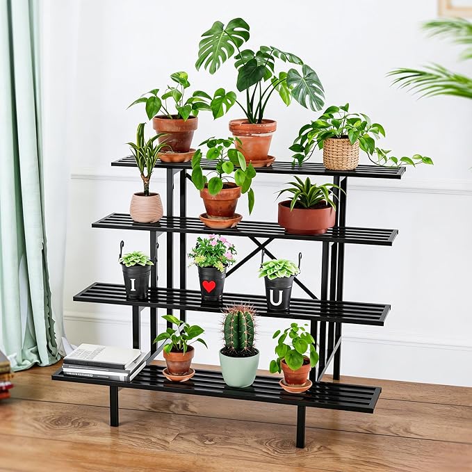 Zhongma 4 Tier Sturdy Metal Plant Stand - Image 2