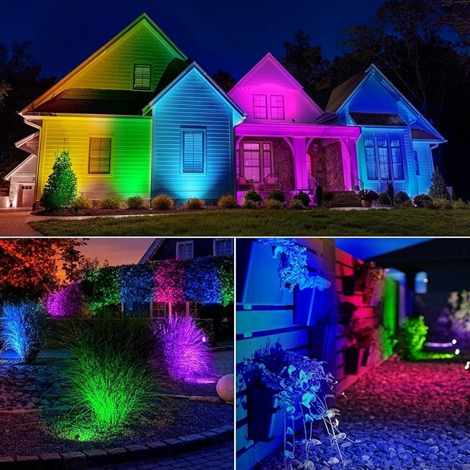 Halloween Christmas Spotlight Outdoor Color Changing Landscape Spotlights - Image 9
