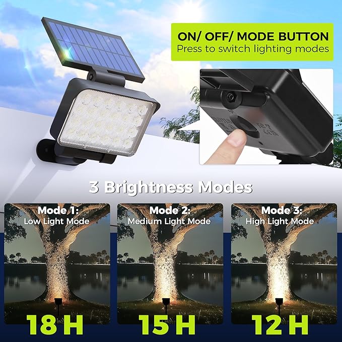 Solar Spot Lights Outdoor Waterproof - Image 4
