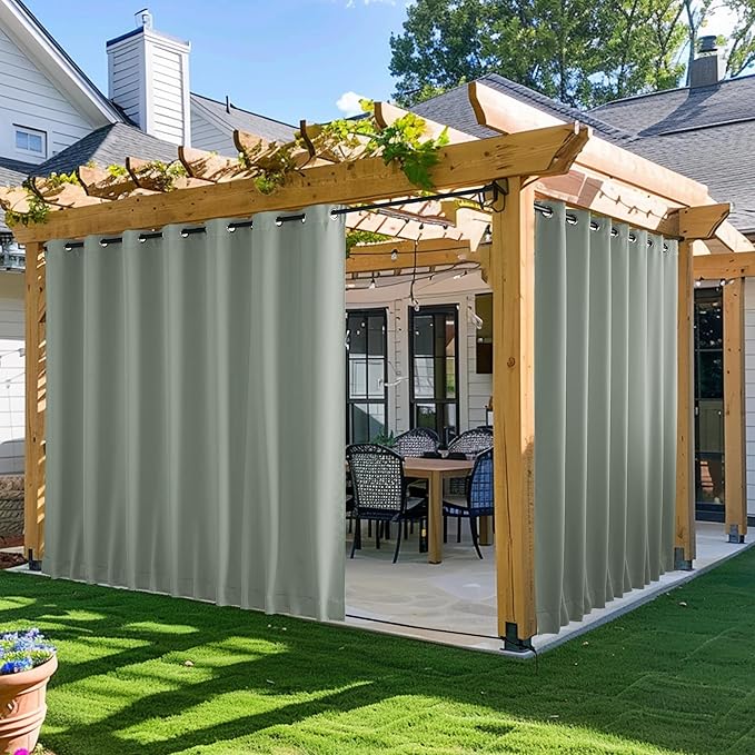 NICETOWN 2 Panels Outdoor Curtains by NICETOWN