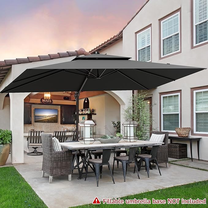 9x12FT Cantilever Patio Umbrella - Image 7