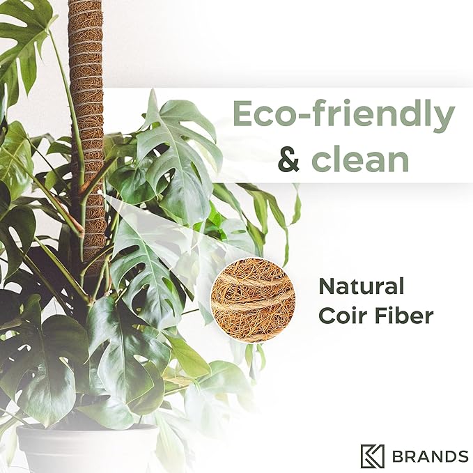 K-Brands 48'' Bendable Moss Pole Monstera Plant Support - Image 5
