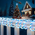 Jnaurb Christmas Candy Cane Lights, 66ft 480 LED Connectable Flexible White & by Jnaurb