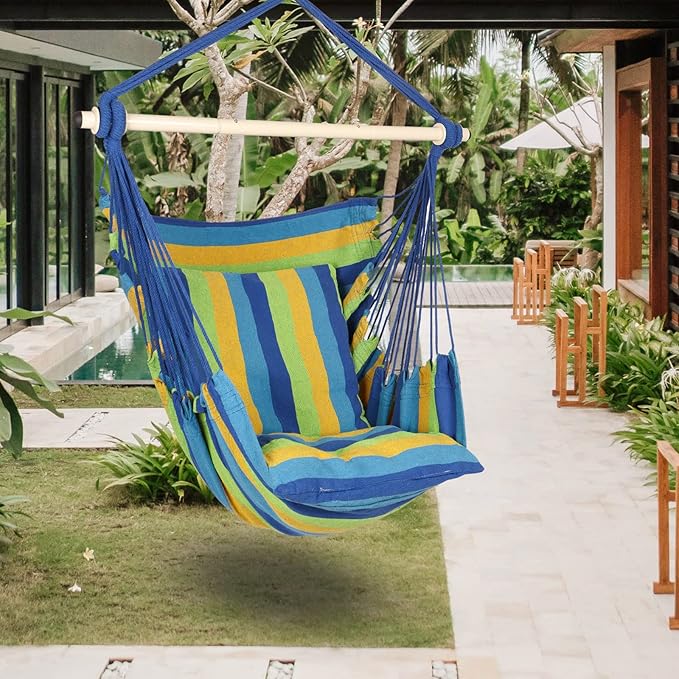 Highwild Hammock Chair Hanging Rope Swing - Image 8